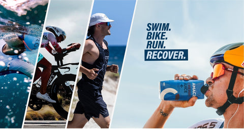 Swim, Bike, Run, RECOVER. Amacx Cherry Juice+