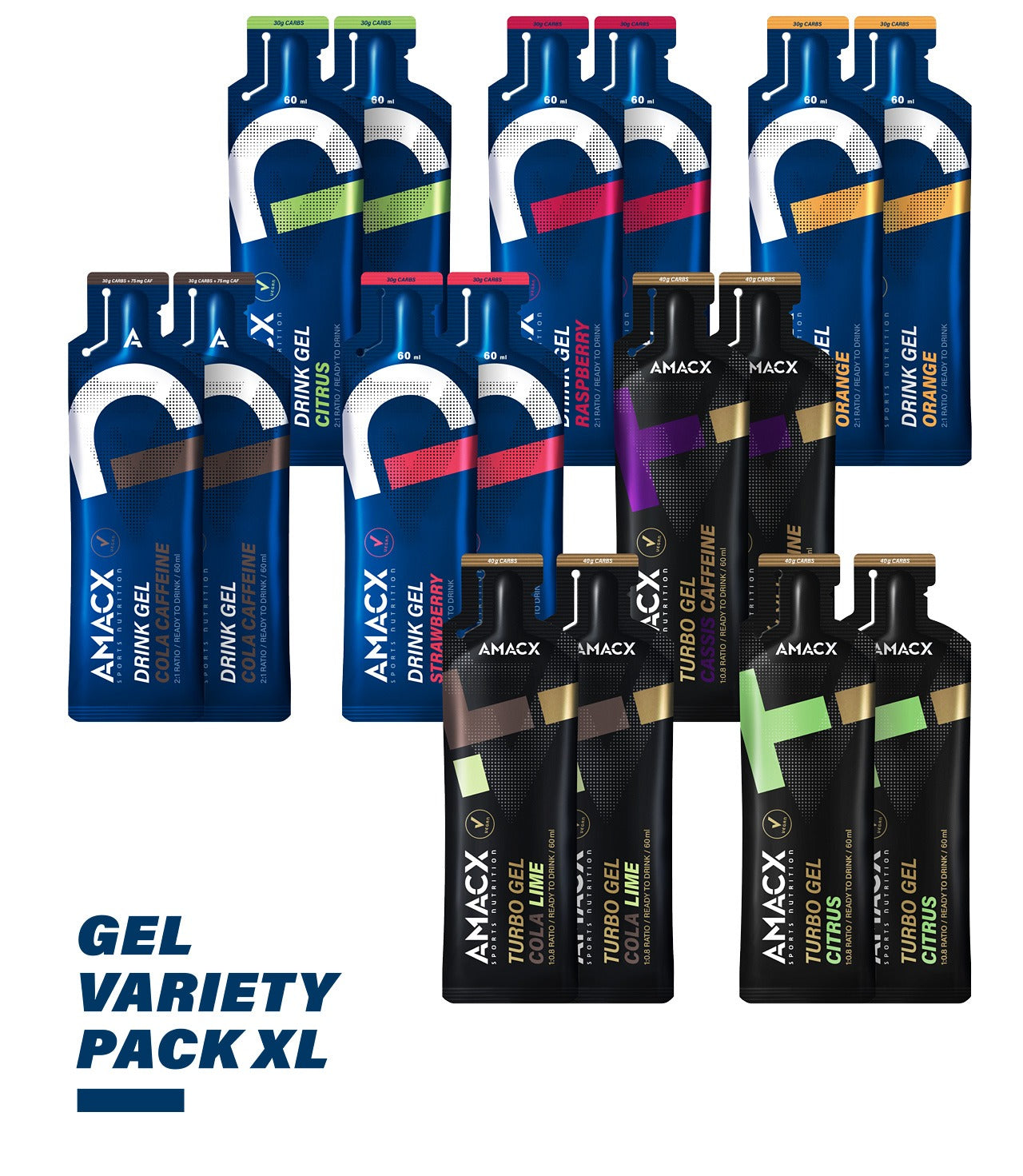 AmacX Gel Variety Pack XL